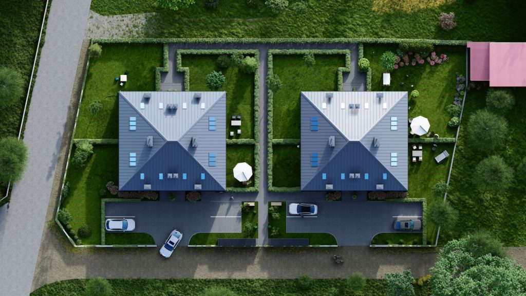 Aniceta Residence (ul. Ojca Aniceta 10) - Row housing - visualization