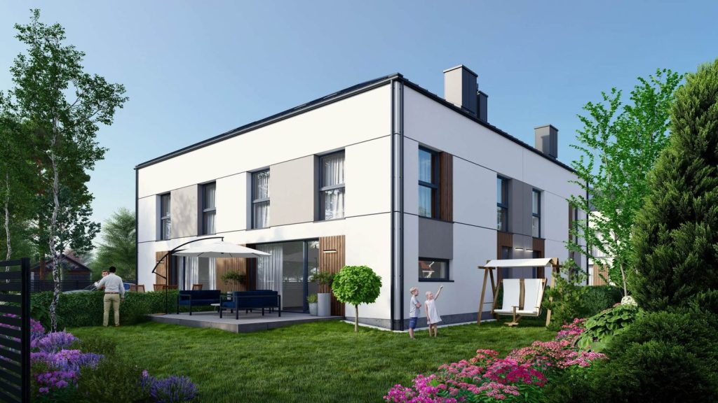 Aniceta Residence (ul. Ojca Aniceta 10) - Row housing - visualization
