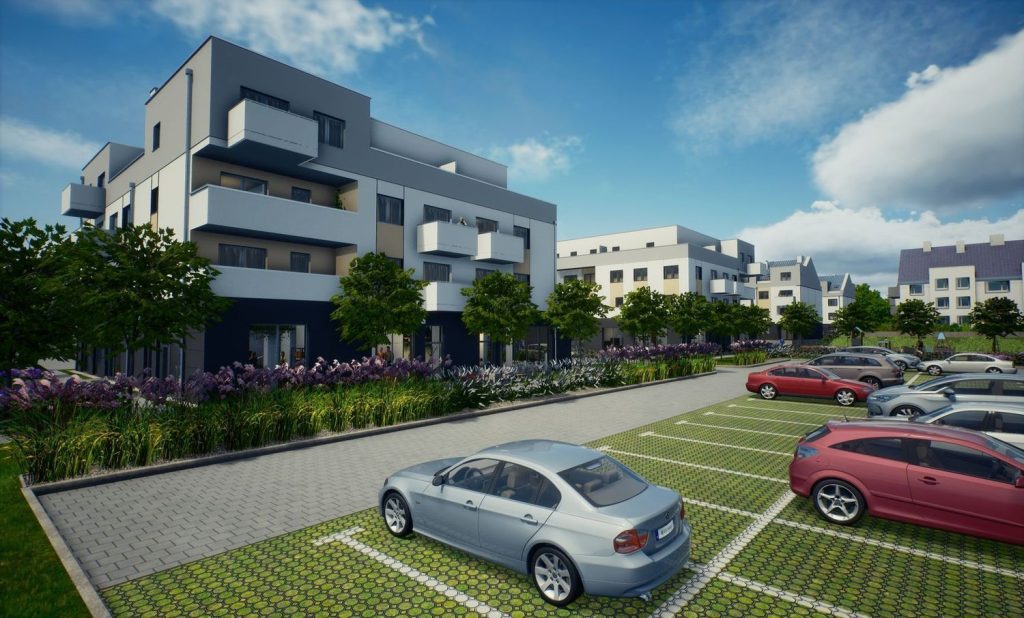 Osiedle Parkowe Aleje (ul. Syryjska) - Daugiabutis - vizualizacija