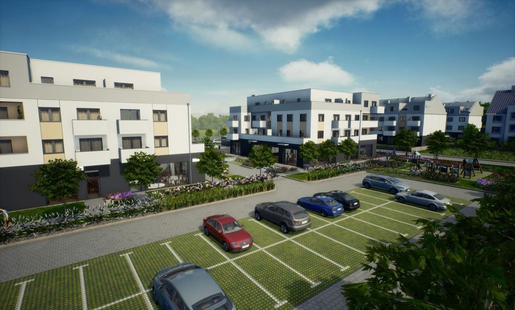 Osiedle Parkowe Aleje (ul. Syryjska) - Daugiabutis - vizualizacija