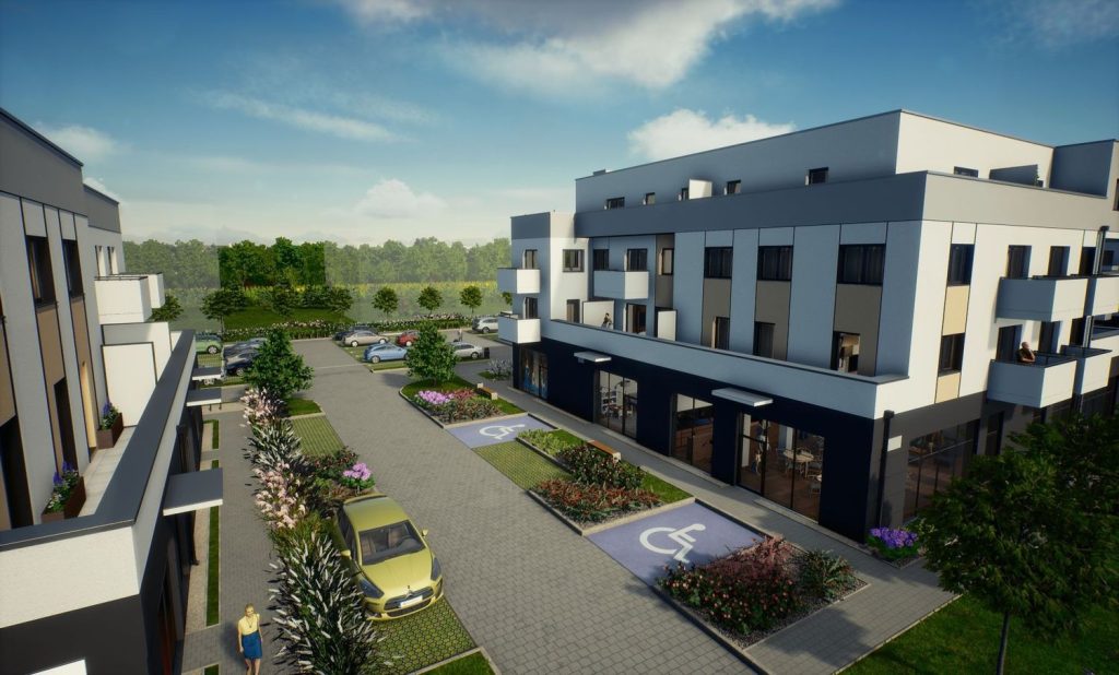 Osiedle Parkowe Aleje (ul. Syryjska) - Daugiabutis - vizualizacija