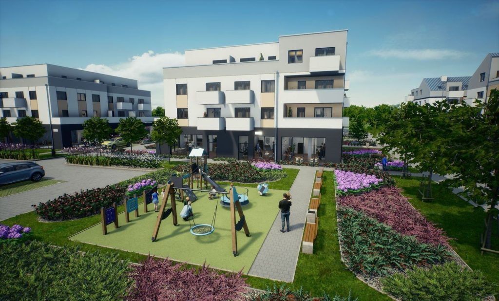 Osiedle Parkowe Aleje (ul. Syryjska) - Daugiabutis - vizualizacija