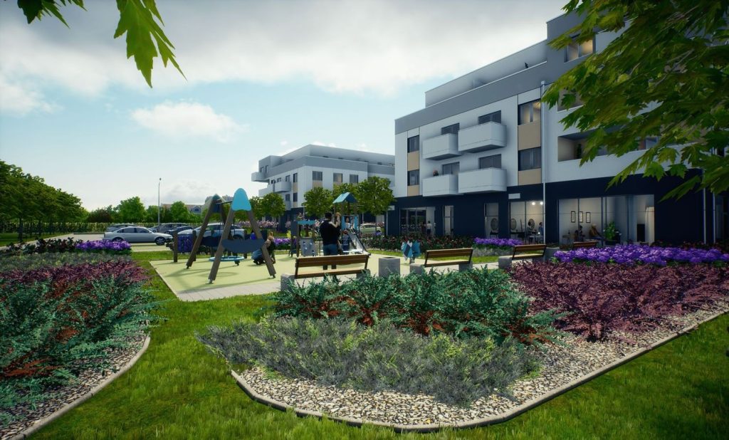 Osiedle Parkowe Aleje (ul. Syryjska) - Daugiabutis - vizualizacija