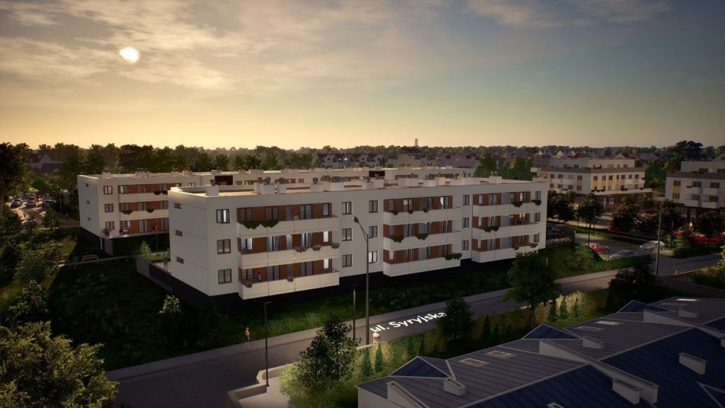 Osiedle Parkowe Aleje etap II (ul. Syryjska) - Korterelamu - visuaalne