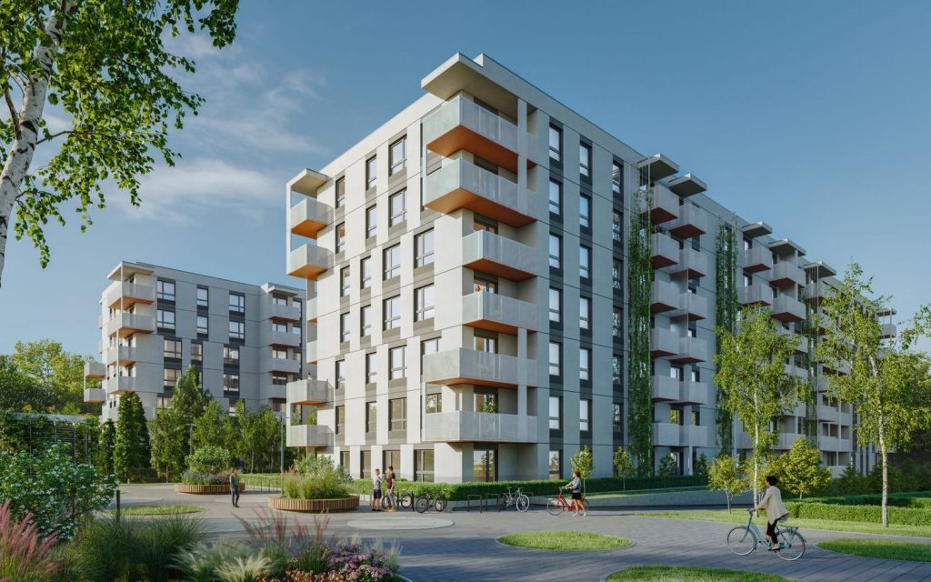 Wieża Jeżyce etap VI (ul. Klemensa Janickiego 23/25) - Korterelamu - visuaalne