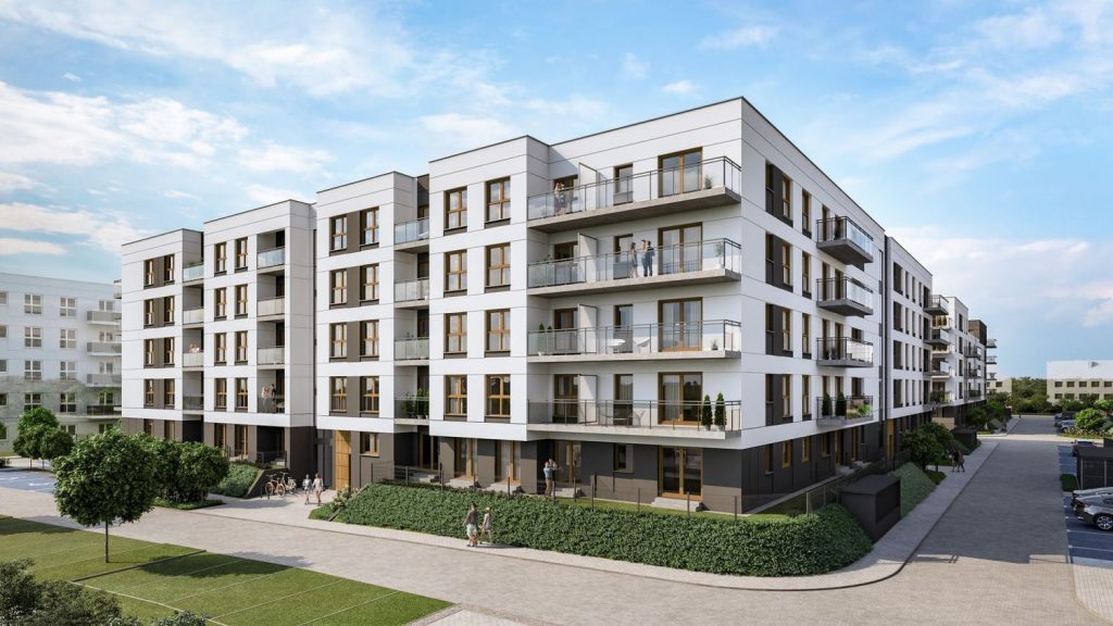 Wieruszowska 2 etap III (ul. Wieruszowska 4) - Daudzdzīvokļu nams - vizualizācija