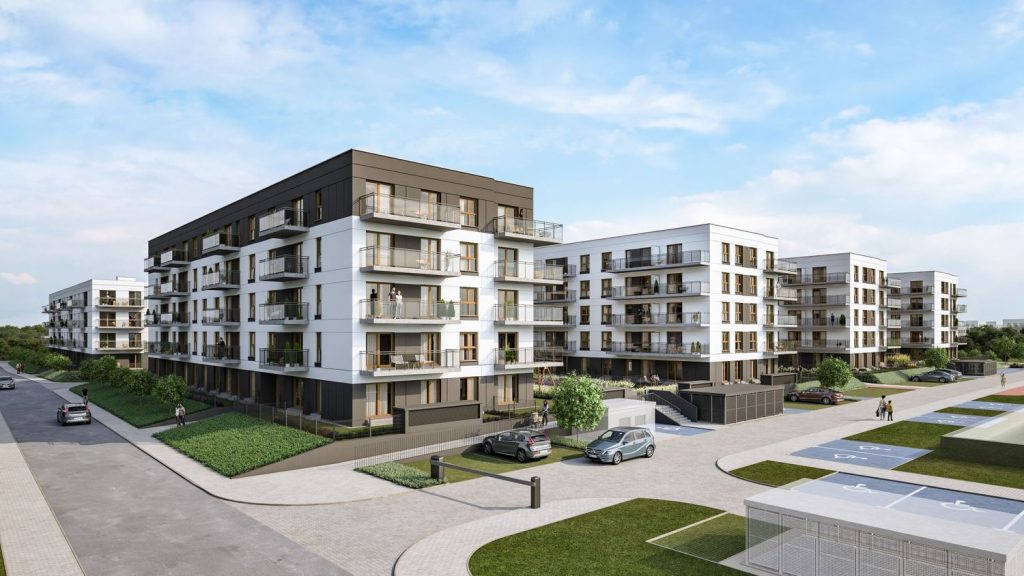 Wieruszowska 2 etap IV (ul. Wieruszowska) - Daudzdzīvokļu nams - vizualizācija