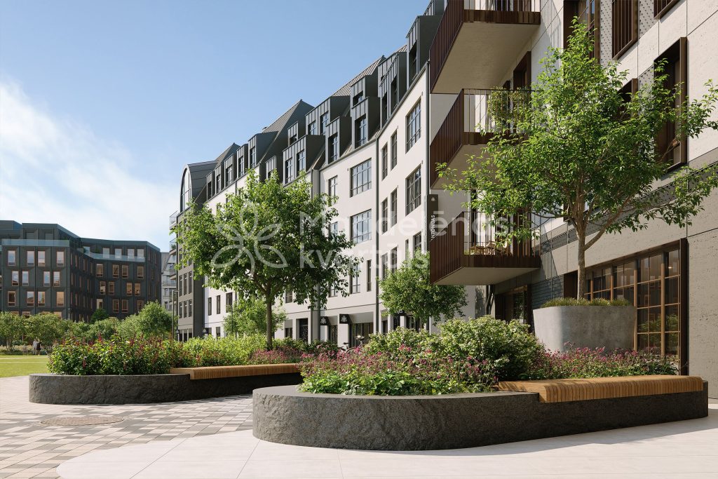 Magdelēnas kvartāls 1. kārta - Antonijas 17A (Antonijas 17A) - Korterelamu - visuaalne