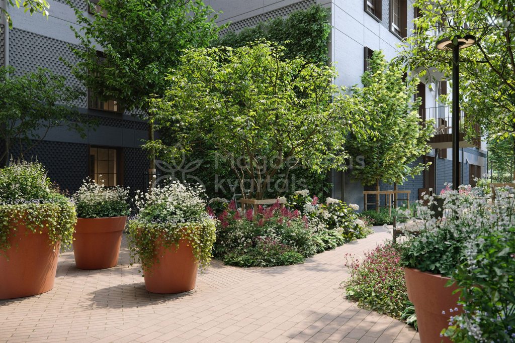 Magdelēnas kvartāls 1. kārta - Antonijas 17A (Antonijas 17A) - Korterelamu - visuaalne