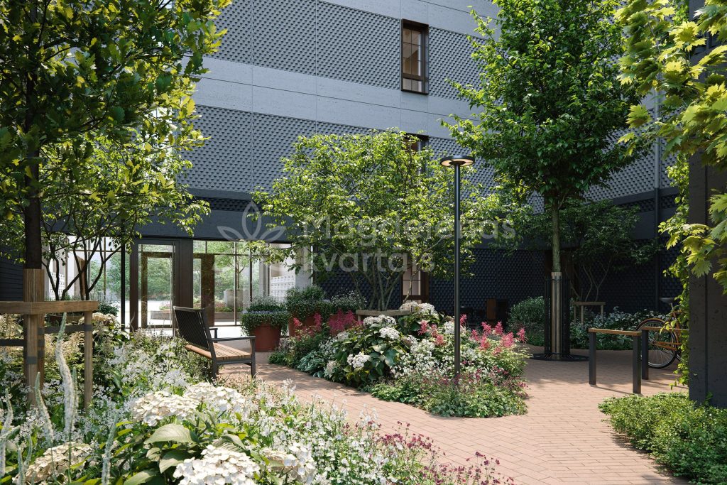 Magdelēnas kvartāls 1. kārta - Antonijas 17A (Antonijas 17A) - Korterelamu - visuaalne