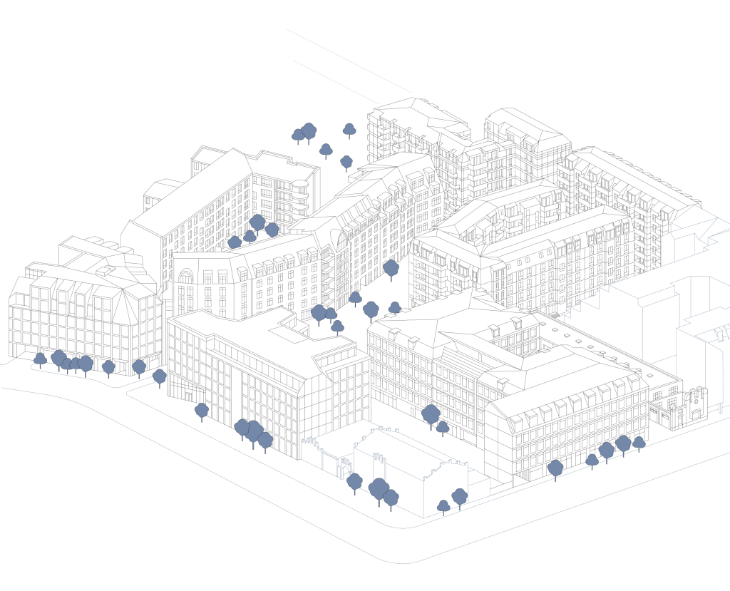 Magdelēnas kvartāls 1. kārta - Antonijas 17A (Antonijas 17A) - Korterelamu - visuaalne