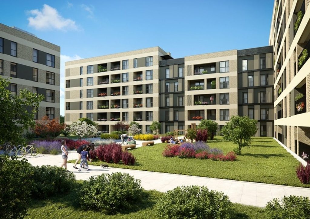 Platanowy Park (ul. Leśna) - Daudzdzīvokļu nams - vizualizācija
