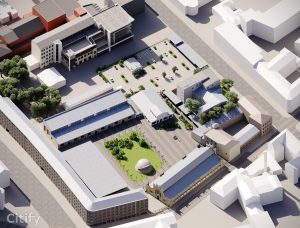 Vidzemes tirgus - Kvartāla attīstība (Brīvības iela 90A) - Food services, Market, Other commercial, Other cultural