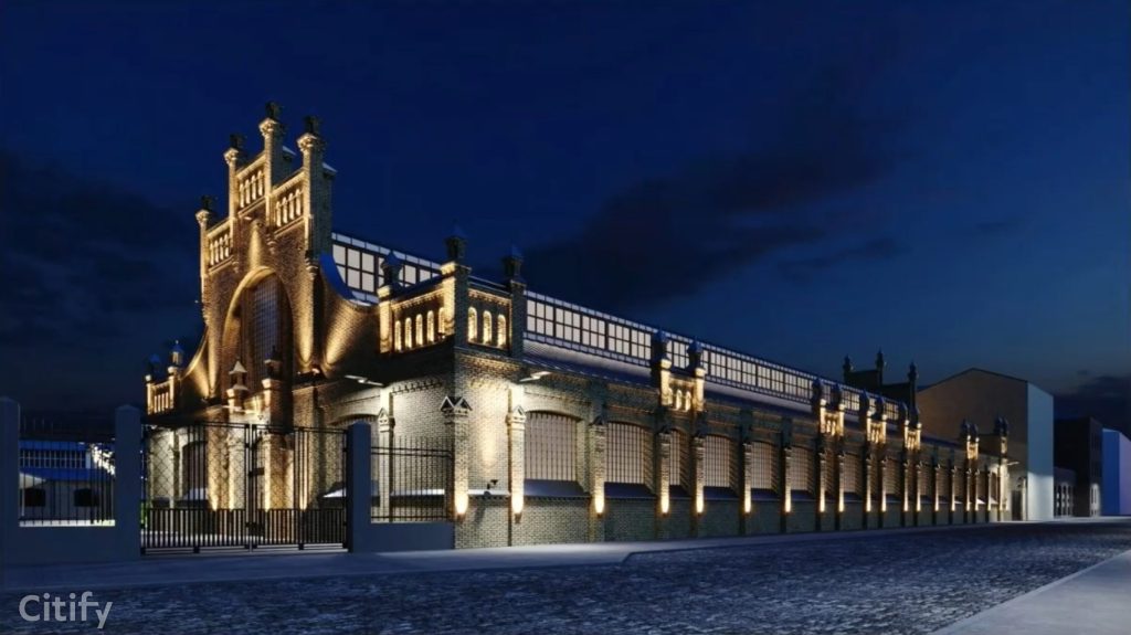 Vidzemes tirgus - Kvartāla attīstība (Brīvības iela 90A) - Maitinimo įstaiga, Turgus, Kita komercija, Kitas kultūros ar pramogų objektas - vizualizacija