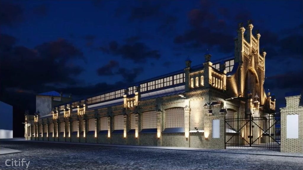 Vidzemes tirgus - Kvartāla attīstība (Brīvības iela 90A) - Maitinimo įstaiga, Turgus, Kita komercija, Kitas kultūros ar pramogų objektas - vizualizacija