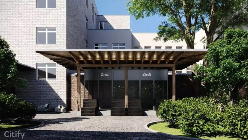 Vidzemes tirgus - Kvartāla attīstība (Brīvības iela 90A) - Maitinimo įstaiga, Turgus, Kita komercija, Kitas kultūros ar pramogų objektas - vizualizacija