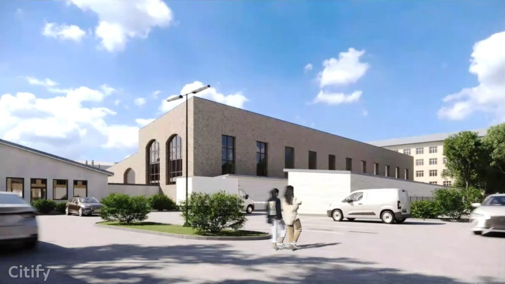 Vidzemes tirgus - Kvartāla attīstība (Brīvības iela 90A) - Maitinimo įstaiga, Turgus, Kita komercija, Kitas kultūros ar pramogų objektas - vizualizacija