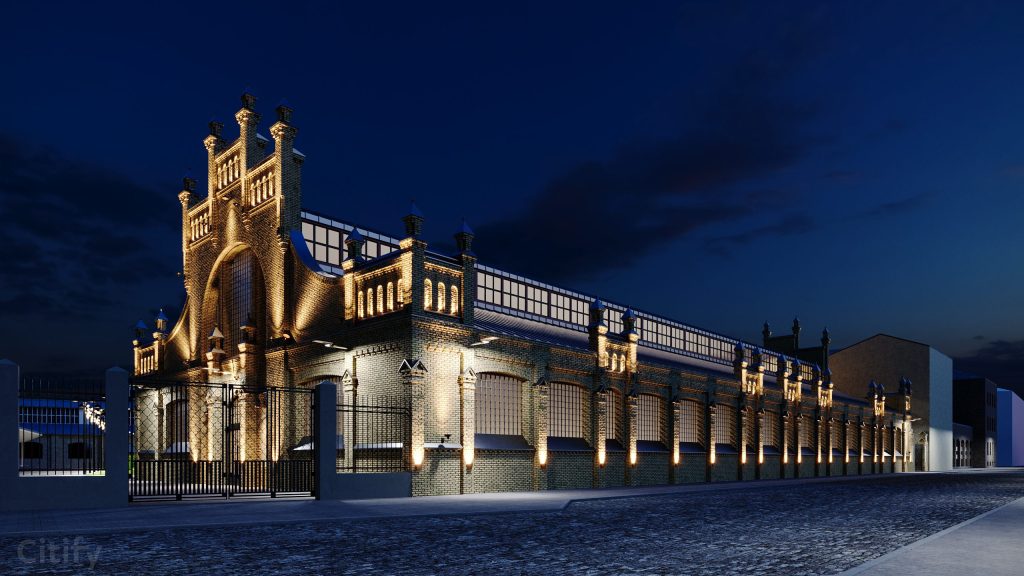 Vidzemes tirgus - Gaļas paviljona rekonstrukcija (Brīvības iela 90A) - Kultuurikeskus, Muu kultuurihoone - visuaalne