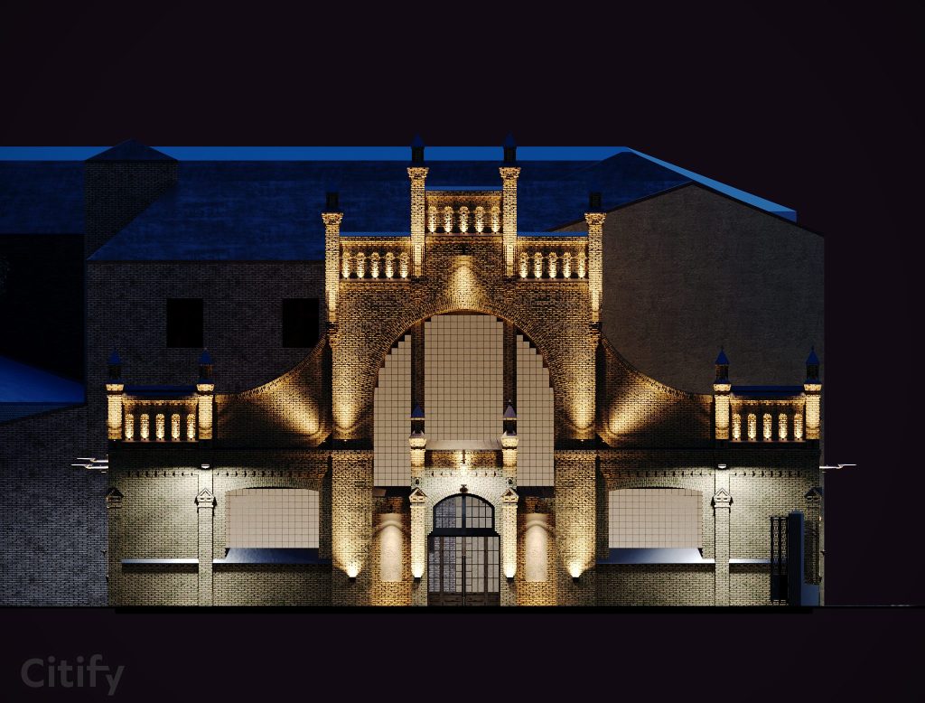Vidzemes tirgus - Gaļas paviljona rekonstrukcija (Brīvības iela 90A) - Kultuurikeskus, Muu kultuurihoone - visuaalne