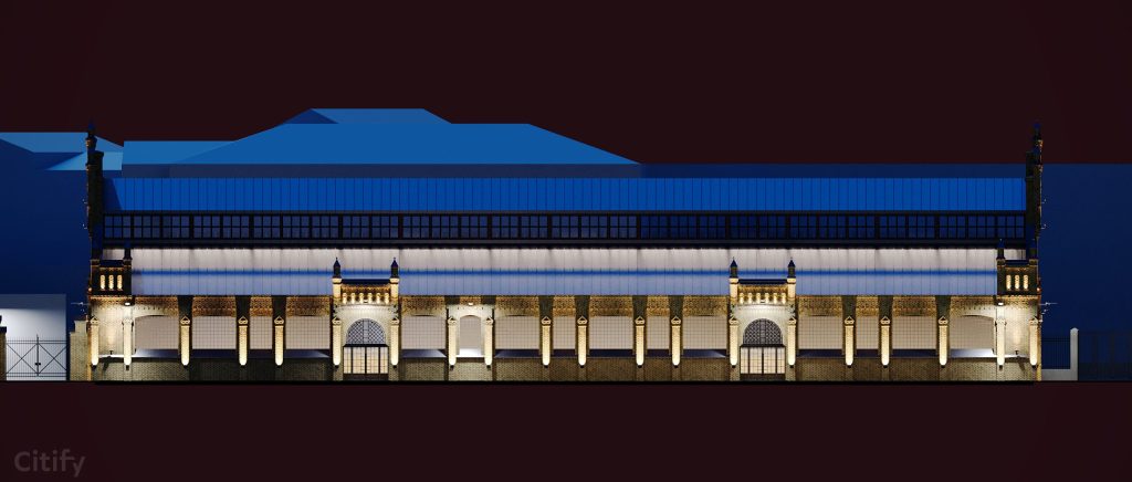 Vidzemes tirgus - Gaļas paviljona rekonstrukcija (Brīvības iela 90A) - Kultuurikeskus, Muu kultuurihoone - visuaalne