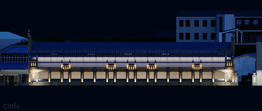 Vidzemes tirgus - Gaļas paviljona rekonstrukcija (Brīvības iela 90A) - Kultuurikeskus, Muu kultuurihoone - visuaalne