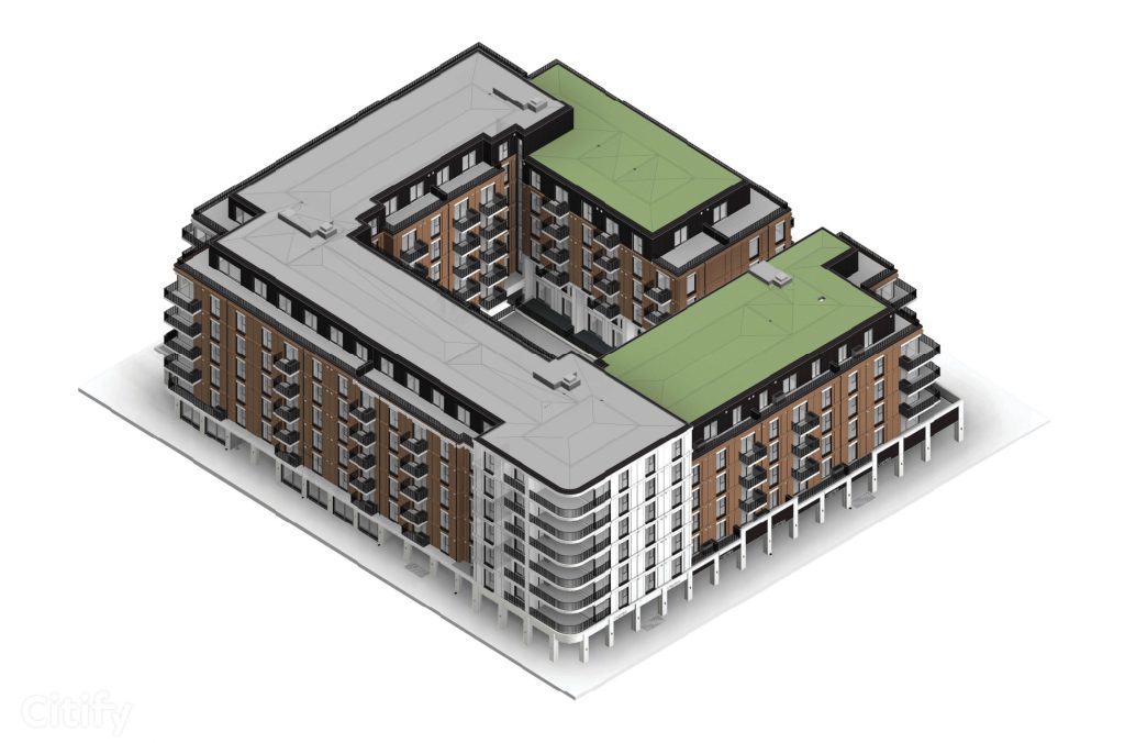 Riga Waterfront - Club Residences (Andrejostas iela) - Daugiabutis, Kita komercija - vizualizacija