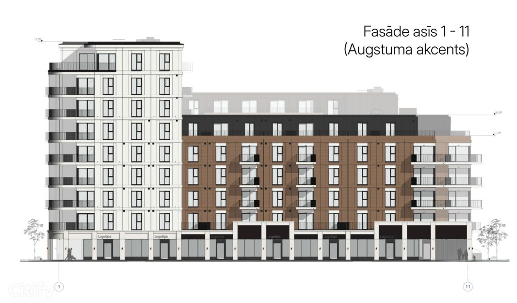 Riga Waterfront - Club Residences (Andrejostas iela) - Daugiabutis, Kita komercija - vizualizacija