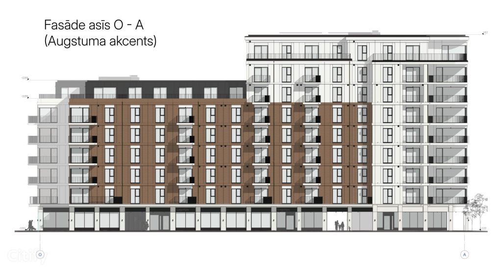 Riga Waterfront - Club Residences (Andrejostas iela) - Daugiabutis, Kita komercija - vizualizacija