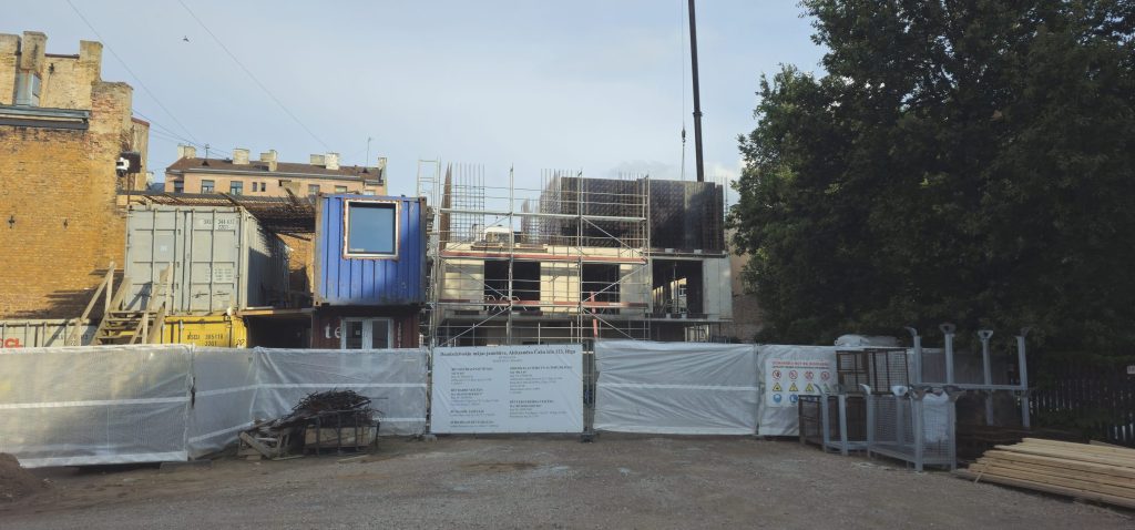 Bertrand kvartāls - 2.kārta (Aleksandra Čaka iela 123) - Daugiabutis - statybų nuotraukos