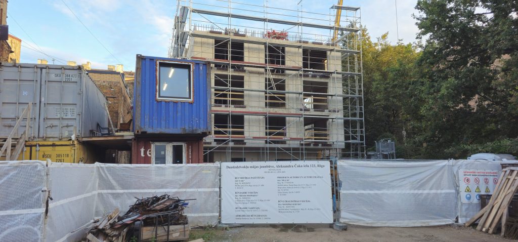 Bertrand kvartāls - 2.kārta (Aleksandra Čaka iela 123) - Daugiabutis - statybų nuotraukos