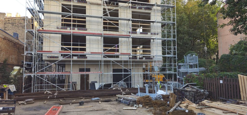 Bertrand kvartāls - 2.kārta (Aleksandra Čaka iela 123) - Daugiabutis - statybų nuotraukos