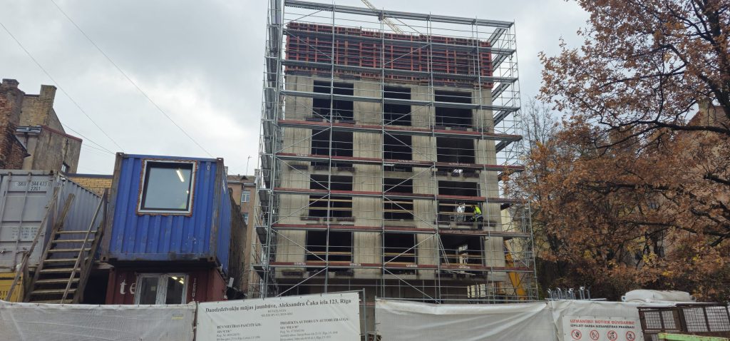 Bertrand kvartāls - 2.kārta (Aleksandra Čaka iela 123) - Daugiabutis - statybų nuotraukos