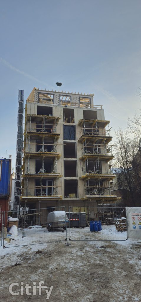 Bertrand kvartāls - 2.kārta (Aleksandra Čaka iela 123) - Daugiabutis - statybų nuotraukos