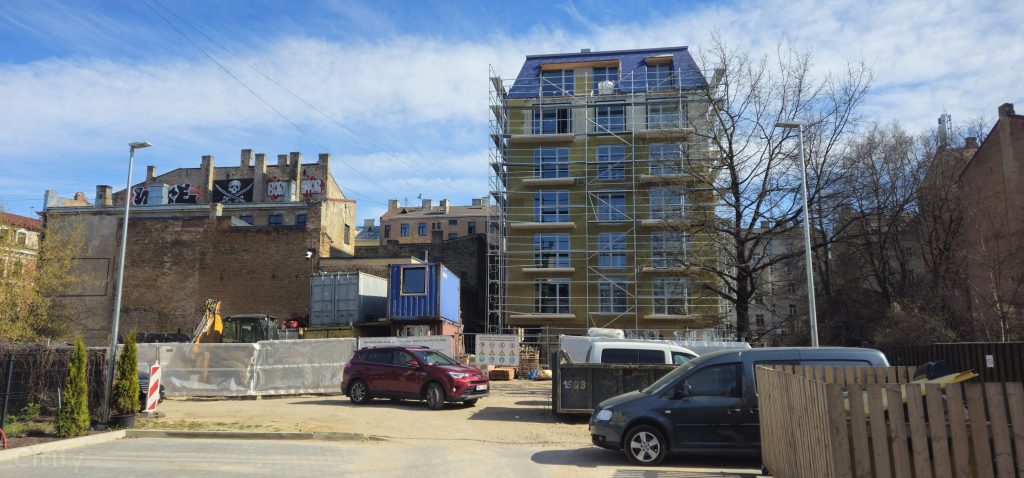 Bertrand kvartāls - 2.kārta (Aleksandra Čaka iela 123) - Daugiabutis - statybų nuotraukos