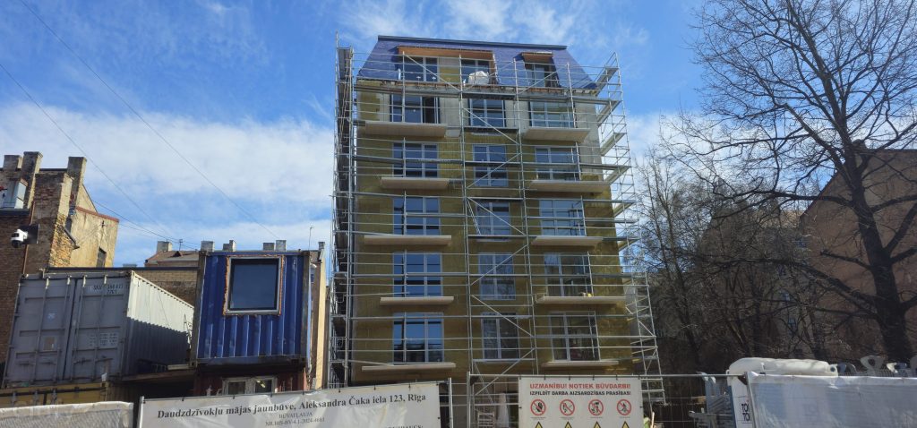 Bertrand kvartāls - 2.kārta (Aleksandra Čaka iela 123) - Daugiabutis - statybų nuotraukos