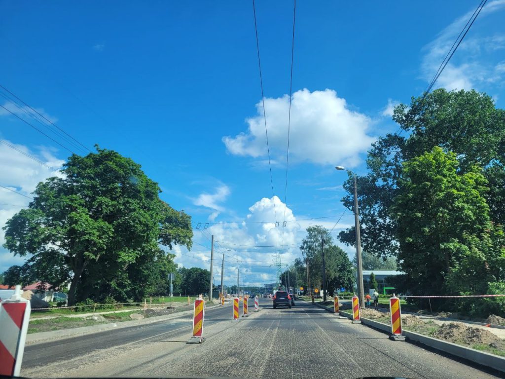 Seguma atjaunošana Biķernieku ielas posmā no Ulbrokas ielas līdz Juglas ielas rotācijas aplim (Biķernieku iela) - Road - construction photos