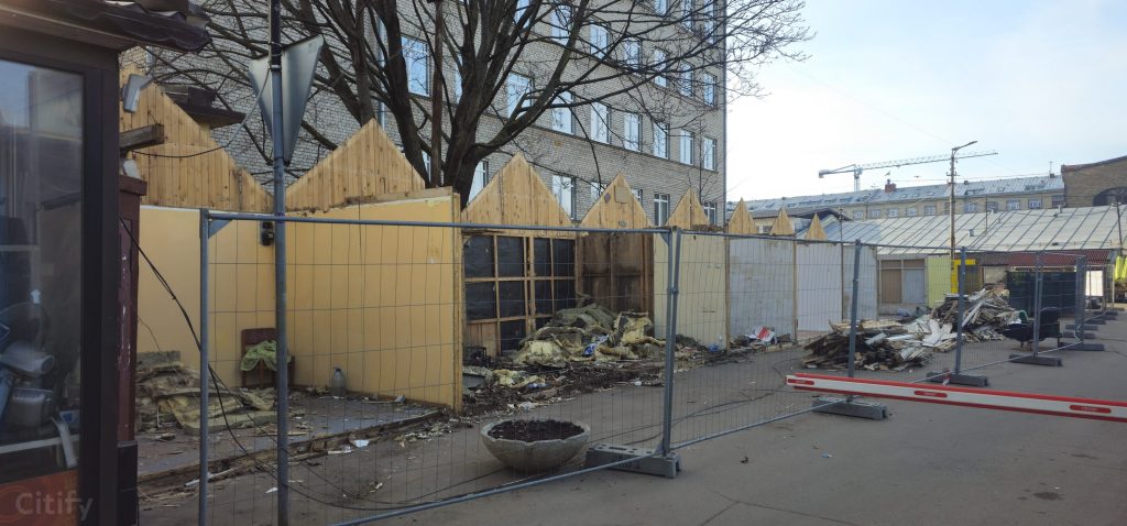 Vidzemes tirgus - Kvartāla attīstība (Brīvības iela 90A) - Maitinimo įstaiga, Turgus, Kita komercija, Kitas kultūros ar pramogų objektas - statybų nuotraukos