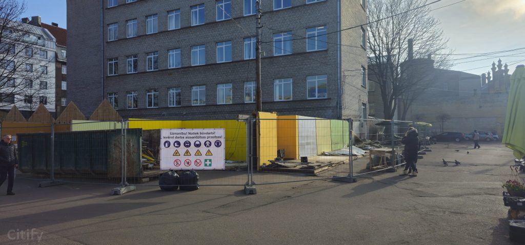 Vidzemes tirgus - Kvartāla attīstība (Brīvības iela 90A) - Maitinimo įstaiga, Turgus, Kita komercija, Kitas kultūros ar pramogų objektas - statybų nuotraukos