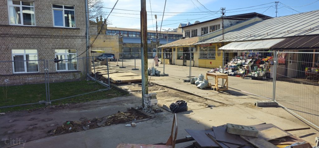 Vidzemes tirgus - Kvartāla attīstība (Brīvības iela 90A) - Maitinimo įstaiga, Turgus, Kita komercija, Kitas kultūros ar pramogų objektas - statybų nuotraukos