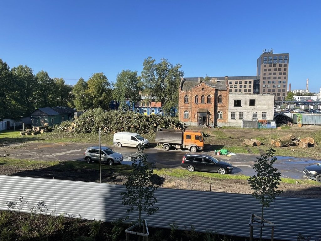 Verde 2. kārta - "C" ēka (Hanzas iela 14F) - Verslo centras - statybų nuotraukos