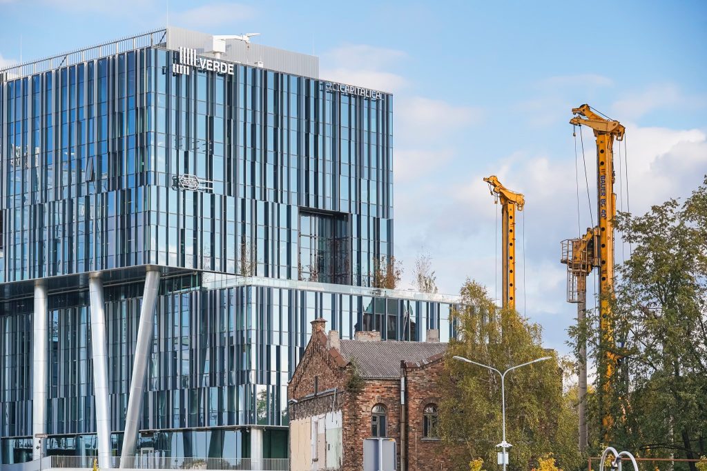 Verde 2. kārta - "C" ēka (Hanzas iela 14F) - Verslo centras - statybų nuotraukos