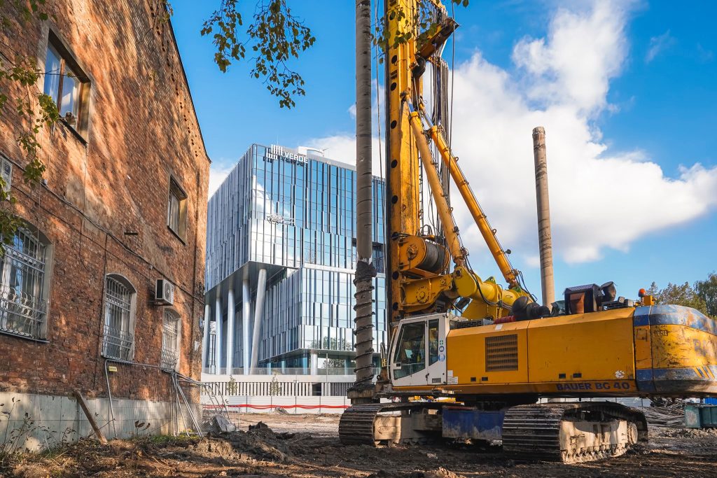 Verde 2. kārta - "C" ēka (Hanzas iela 14F) - Verslo centras - statybų nuotraukos