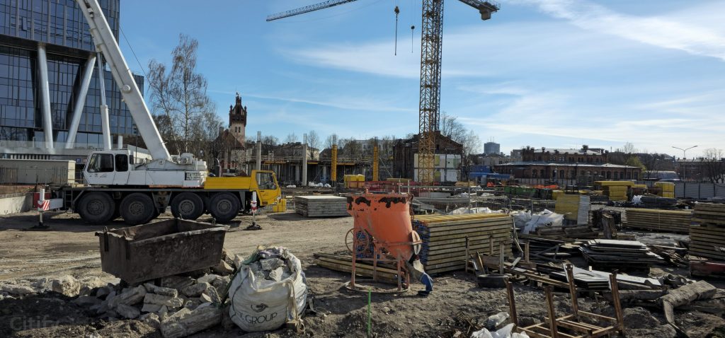 Verde 2. kārta - "C" ēka (Hanzas iela 14F) - Verslo centras - statybų nuotraukos