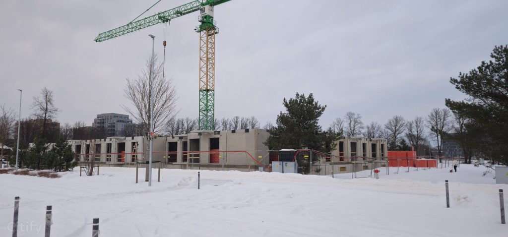 MOOZA (Jaunā Mežaparka iela 68) - Daugiabutis - statybų nuotraukos