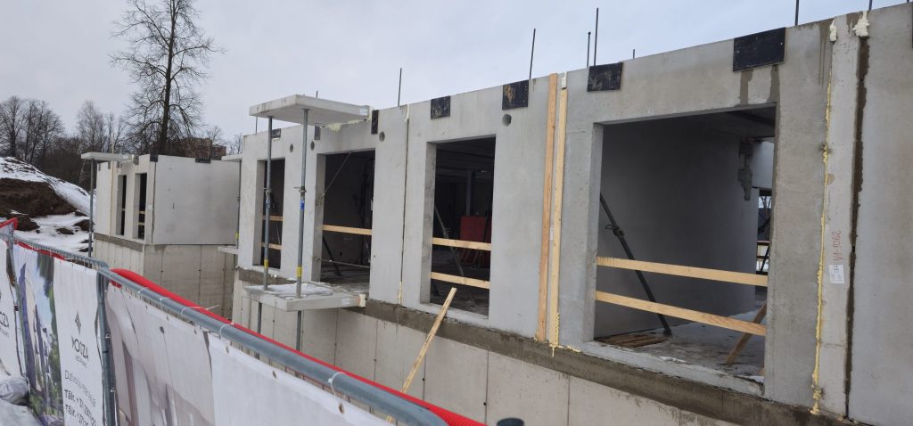 MOOZA (Jaunā Mežaparka iela 68) - Daugiabutis - statybų nuotraukos