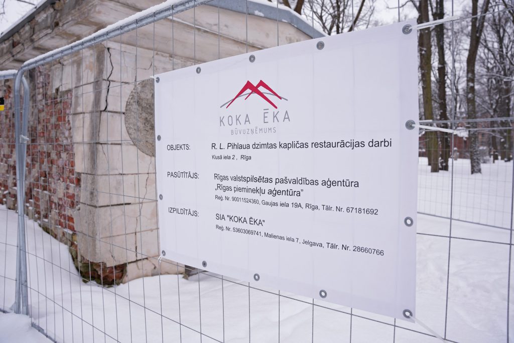 Lielo kapu vērtību saglabāšana un teritorijas infrastruktūras attīstība (Klusā iela 2) - Matuseteenused, Park - ehituse fotod