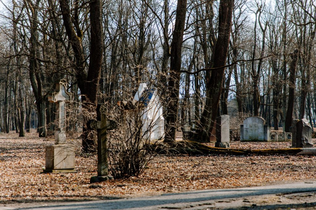 Lielo kapu vērtību saglabāšana un teritorijas infrastruktūras attīstība (Klusā iela 2) - Matuseteenused, Park - ehituse fotod