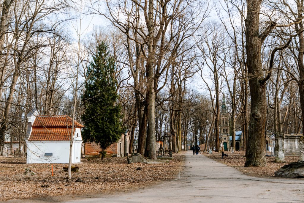 Lielo kapu vērtību saglabāšana un teritorijas infrastruktūras attīstība (Klusā iela 2) - Matuseteenused, Park - ehituse fotod
