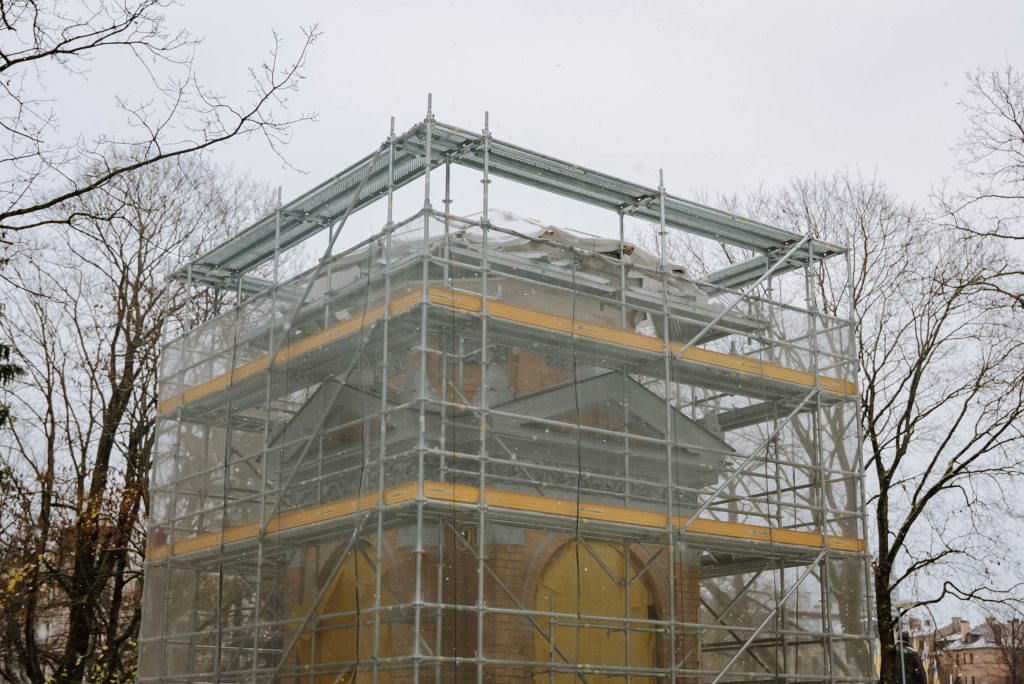 Ķergalvja lapene - Rīgas 700 gadu jubilejas paviljona restaurācija Kronvalda parkā (Kronvalda parks) - Citas kultūras - būvdarbu attēli