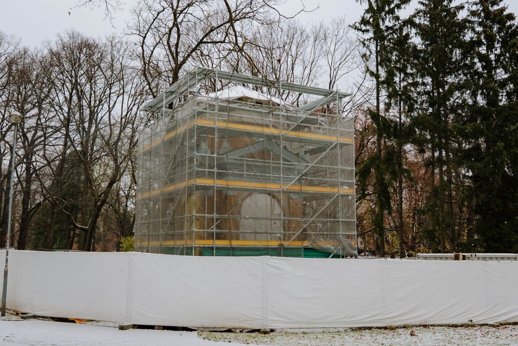 Ķergalvja lapene - Rīgas 700 gadu jubilejas paviljona restaurācija Kronvalda parkā (Kronvalda parks) - Citas kultūras - būvdarbu attēli